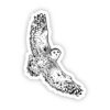 White Owl Sticker