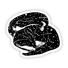 Sleeping Otters Sticker
