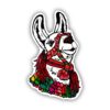 Floral Llama Sticker