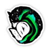 Fox constellation eska arora sticker