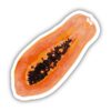 Papaya Sticker