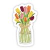 Multicolor Tulips in Vase Sticker