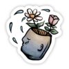 Flower Pot Head Sticker