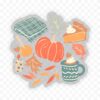Clear- Fall Necessities Sticker