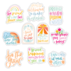 Colorful Positivity Lettering 10 Pack