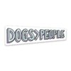 Dogs>People Sticker