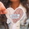 Choose Gratitude Positivity Sticker