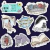 Edgar Allan Poe Sticker 8 Pack