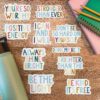 Always Shine Bright Positivity Lettering Sticker