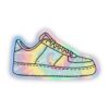 Holographic Tie Dye Sneaker Sticker