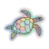 Holographic Tie Dye Sea Turtle Sticker