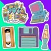 90s Icon Sticker 5 pack