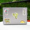 Funny Dinosaur Stickers 5 Pack