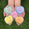 Valentine's Sticker Heart 16 Pack