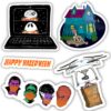 Pandemic Halloween Sticker 5 Pack
