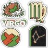 Virgo Zodiac Sticker 5 Pack