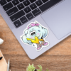 Groovy Cloud Sticker