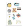Sheet of Mini Stickers - Positivity - 10 Designs
