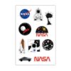 Sheet of Mini Stickers - Space and NASA - 10 Designs
