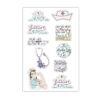 Sheet of Mini Stickers - Nurse - 10 Designs