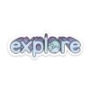 Explore Sticker - Lettering