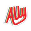 Ally Sticker - lettering