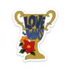 Love Wins Sticker - Trophy